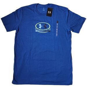 Under Armour Short Sleeve T-Shirt - Men's size Large Blue